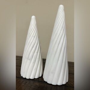 Marble Christmas trees by Studio McGee